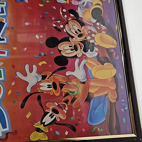 Disney Mickey Minnie Daisy Donald Goofy & Pluto Best Friends 8x10 Framed Art - Picture 3 of 5
